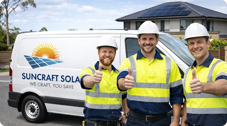 Modern Australian home with rooftop solar panels and two energy storage battery units installed near the garage, representing solar battery and storage solutions in NSW.